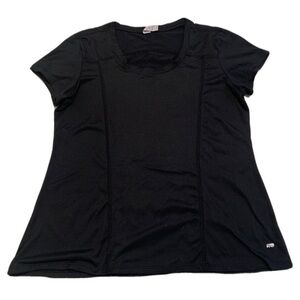 💜 Marika Black Activewear Top - Size S | Designed in LA